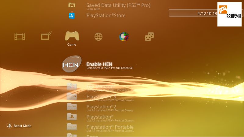 PS3HEN のインストール